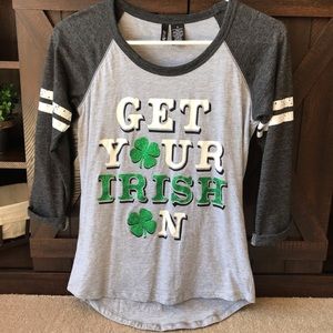 Women’s 3/4 length St. Patrick’s Day shirt